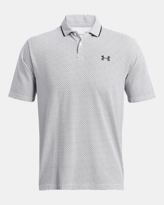 Polo UA Iso-Chill Verge para hombre, White, pdpMainDesktop image number 3